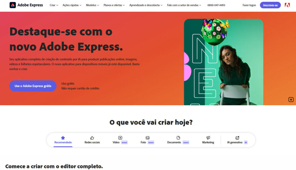 Adobe Creative Cloud Express (Adobe Spark) em 2025 - Preços, Destaques ...