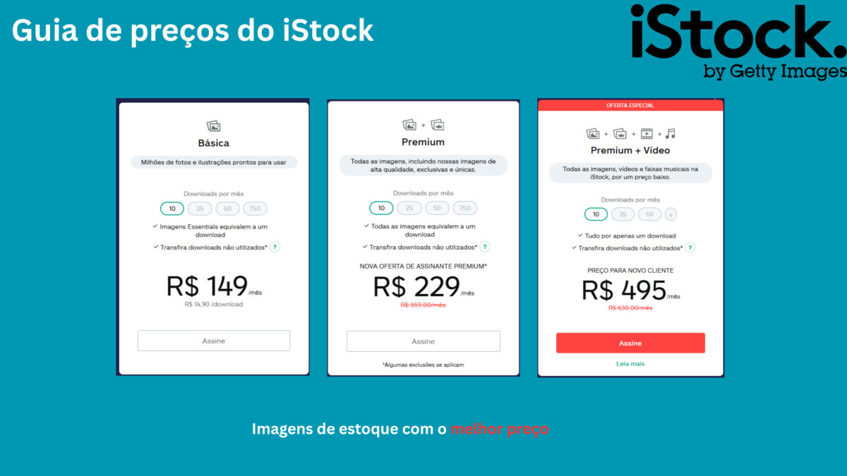 Preços da iStock em [wpsm_custom_meta type=date field=year] — adquira imagens por menos de 1 Real! 1