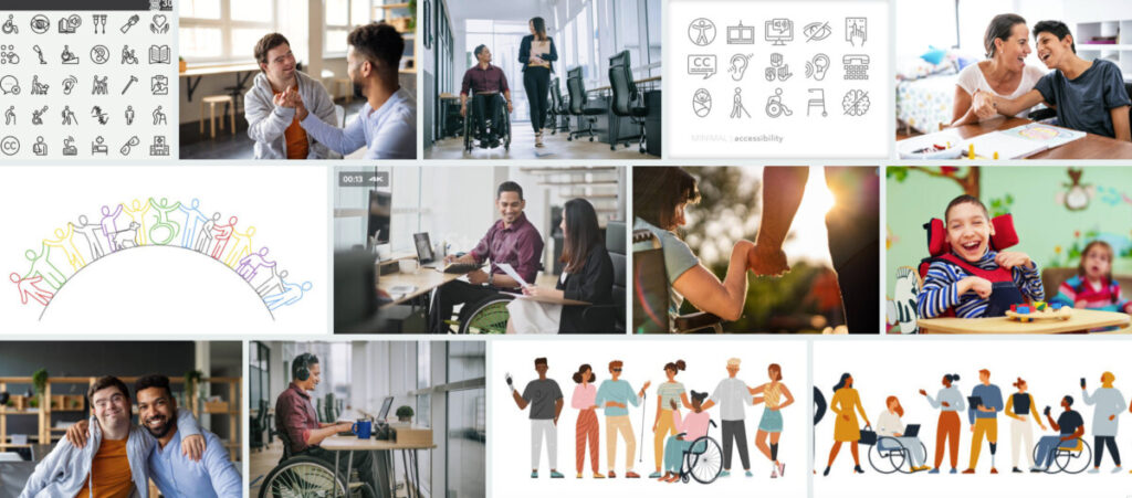 pessoas com deficiência em sua rotina diária da iStock