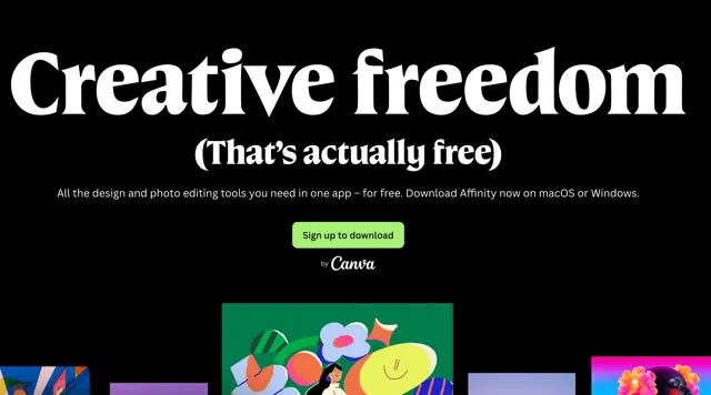 affinity by canva creative freedom
