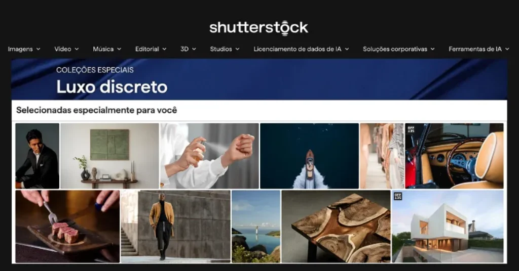 Coleções de imagens selecionadas pela Shutterstock
