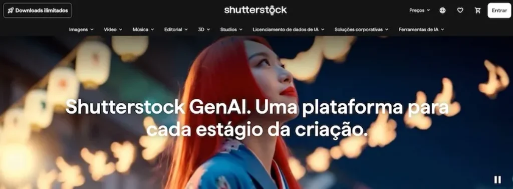 Inteligencia artificial da Shutterstock