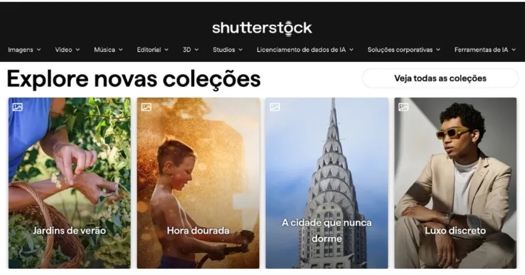Coleções de imagens da Shutterstock