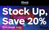 Aumente sua produtividade criativa: Economize 20% em créditos e assinaturas da iStock – por tempo limitado